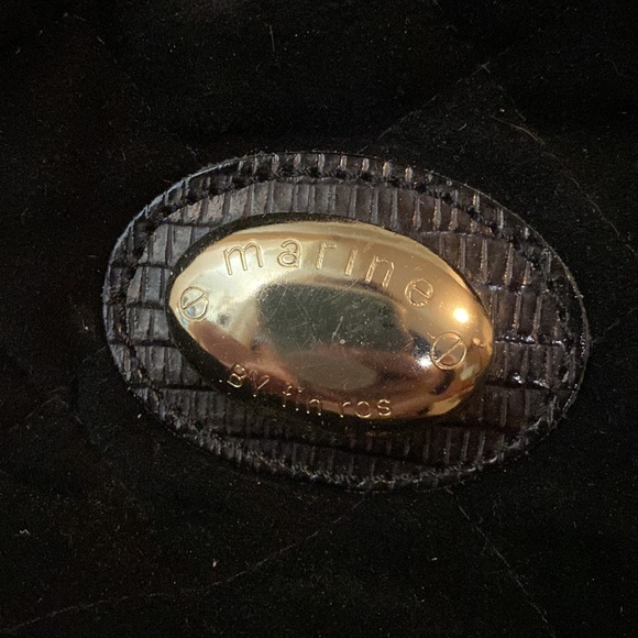 Marine by Fin Ros Black Quilted Handbag - Picture 2 of 9